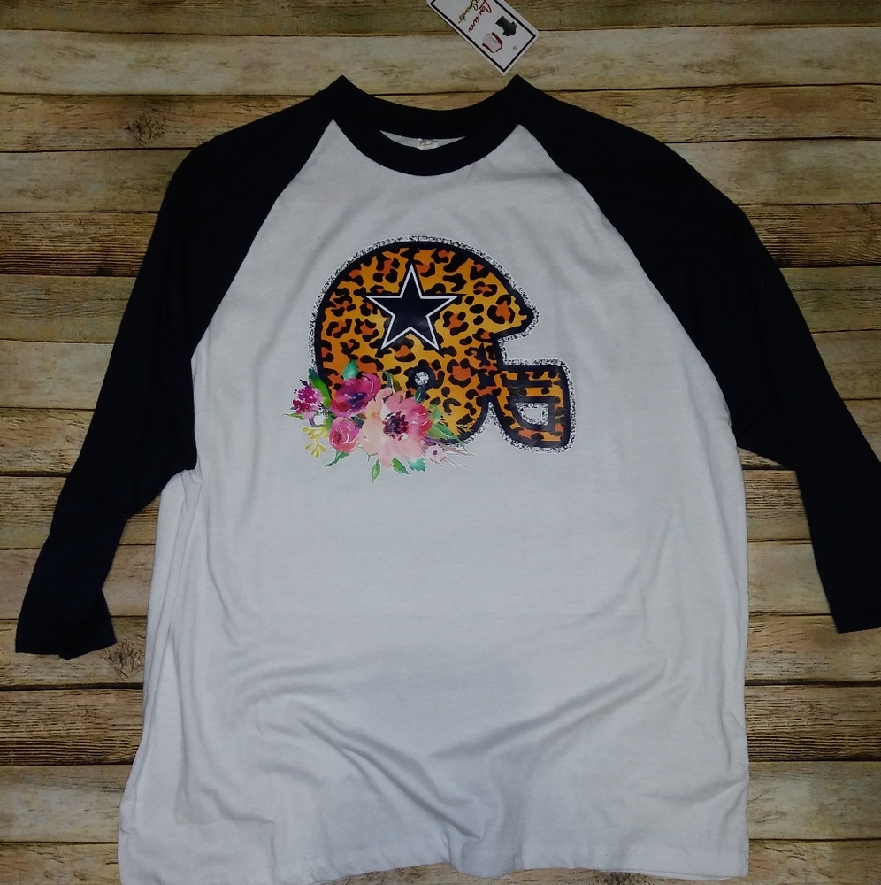 Dallas Cowboys raglan NWT